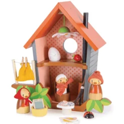 Dockhus – Familjen Rödhake
