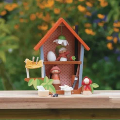 Dockhus – Familjen Rödhake