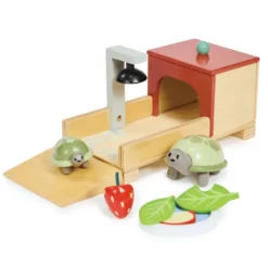 Dockhus-tillbehör - Sköldpadde-terrarium