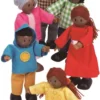 Dockor 11 cm. - A: 6 familjemedlemmar