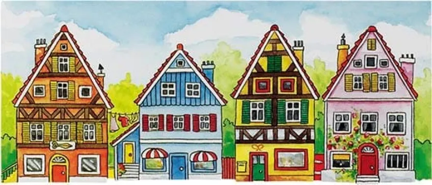 Dockteater - Bordsmodell (25 x 28 cm)
