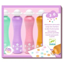 Dot Markers – Pärlemor, 4 st.