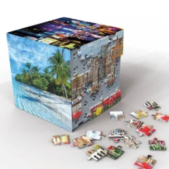 3D-pusselkub – Travel