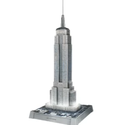 3D-pussel med LED, 216 bitar – Empire State