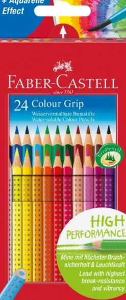 Faber Castell Färgpennor Grip 24 st.
