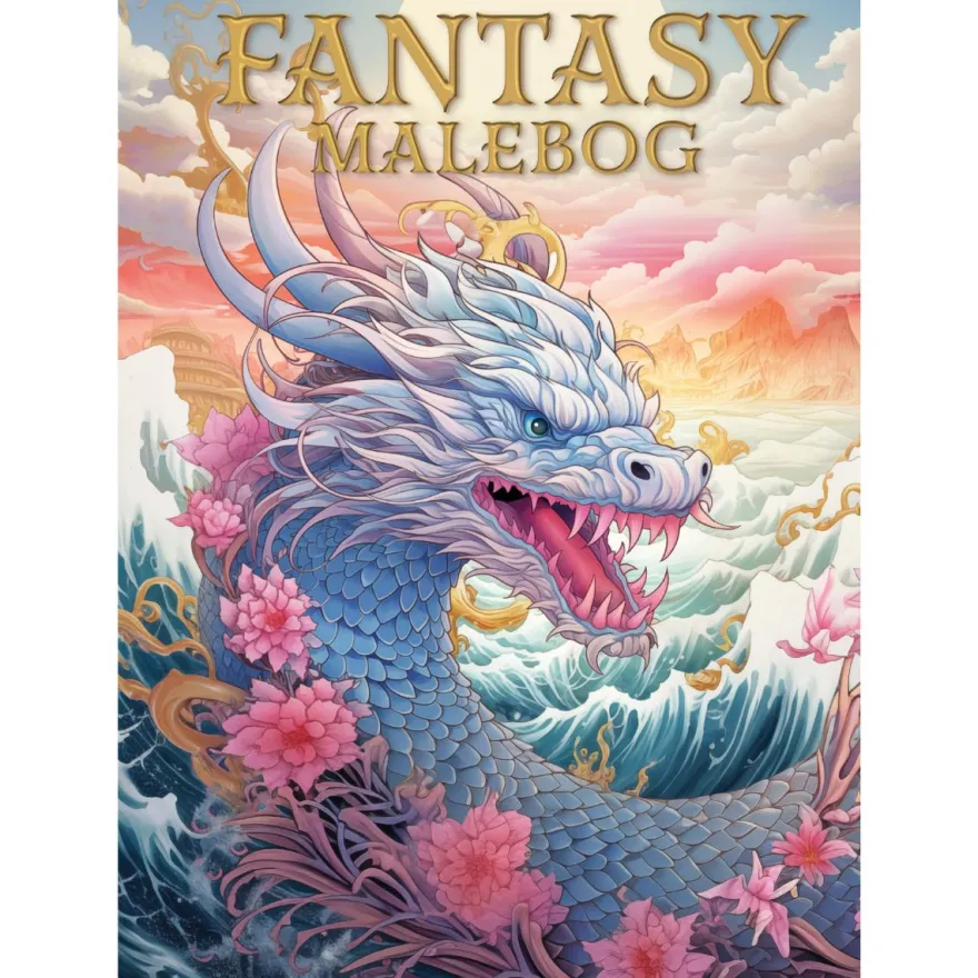 Fantasy-målarbok