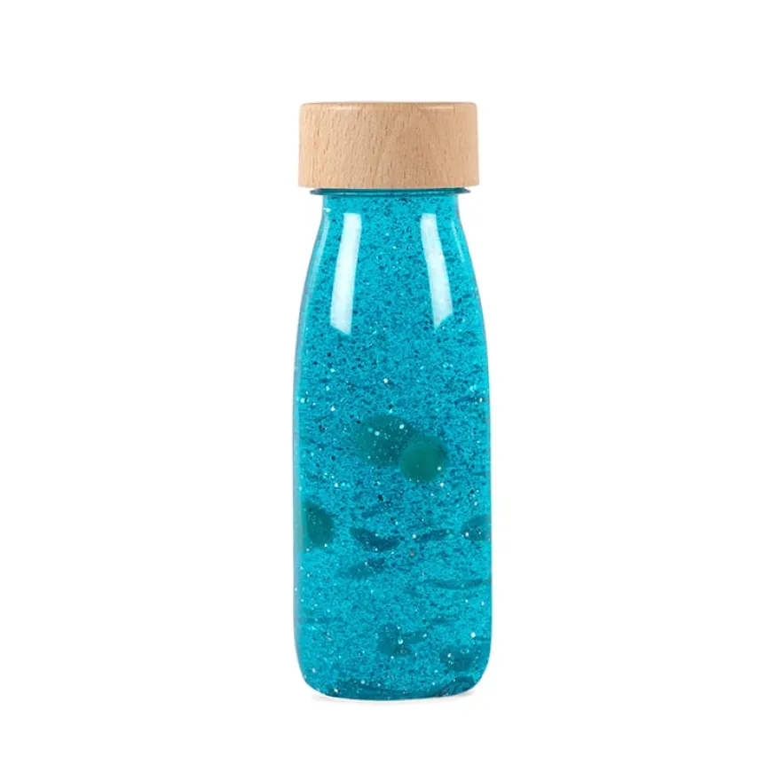 Fascinationsflaska - Turkost glitter