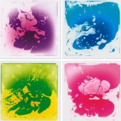 Fascinationsmattor 30 x 30 cm. - 4 st.