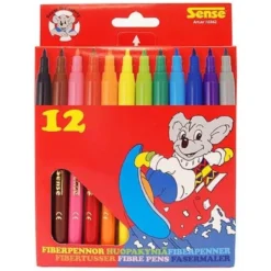 Fiberpennor 12 st.