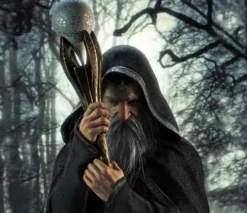Ficklampa med diabilder - Magiker & drakar