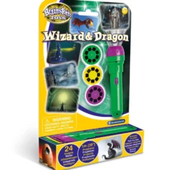 Ficklampa med diabilder - Magiker & drakar