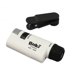 Fickmikroskop inkl. smartphoneadapter