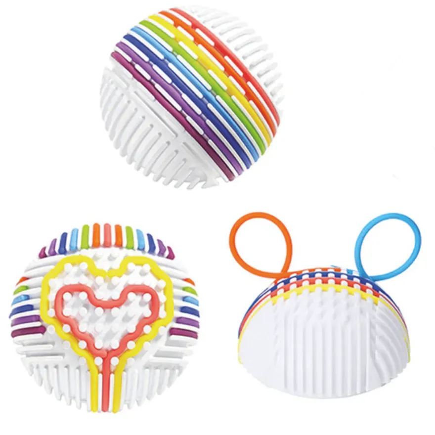Fidget-sensorisk boll Ø11 cm – Vit