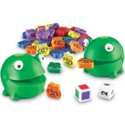 Finmotoriskt inlärningsspel - Mat till Froggy