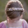 Flätat diadem, blont