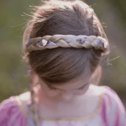 Flätat diadem, blont