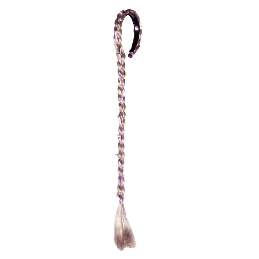 Flätat diadem, blont