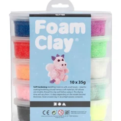 Foam Clay 6 x 14 g - Glitter