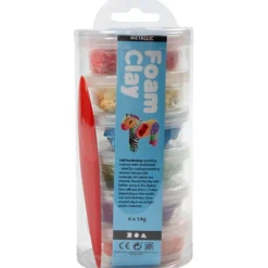 Foam Clay 6 x 14 g - Metallic