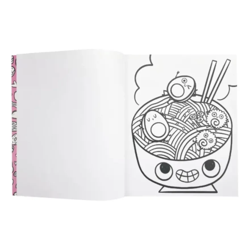 Färgläggningsbok - Happy Snacks