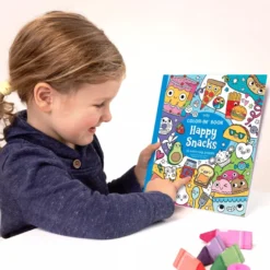 Färgläggningsbok - Happy Snacks