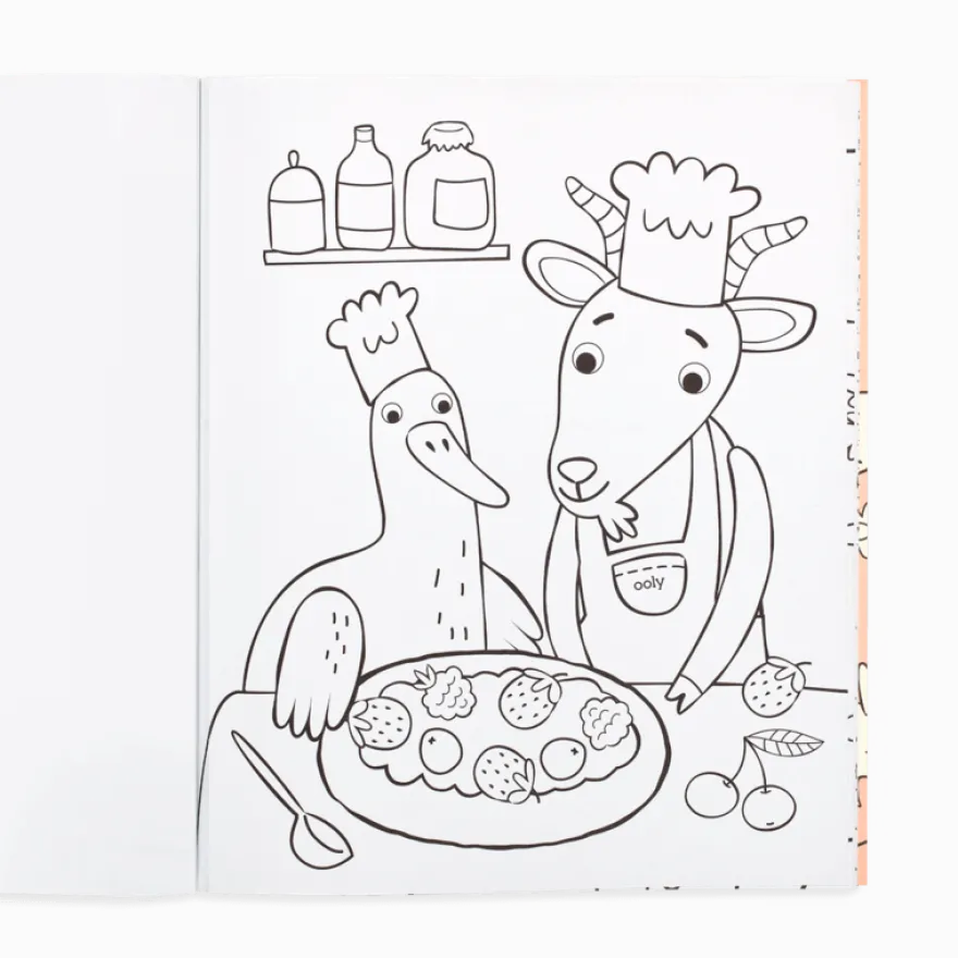 Färgläggningsbok - Little Farm Friends