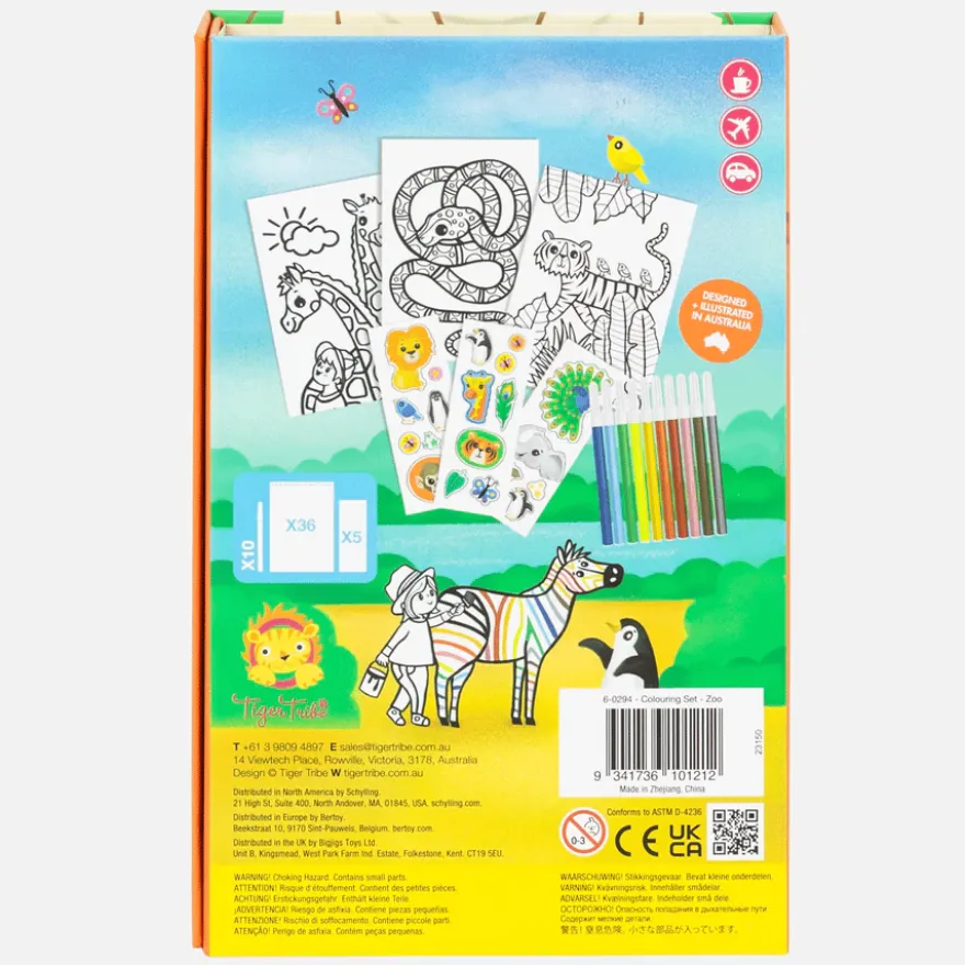 Färgläggningspaket - Zoo