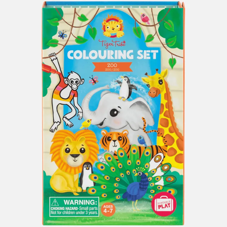 Färgläggningspaket - Zoo