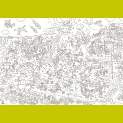 Färgläggningsplansch - Dinosaurier