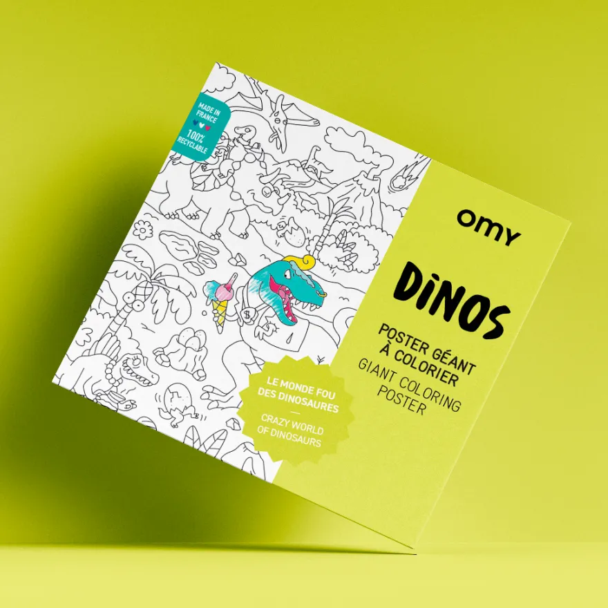 Färgläggningsplansch - Dinosaurier