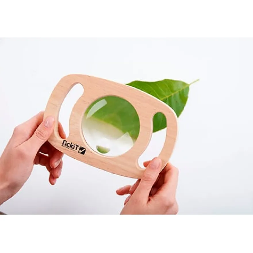 Förstoringsglas Easy Hold i träram