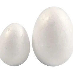 Ägg av polystyren – 6 st. små/ 4 st. stora
