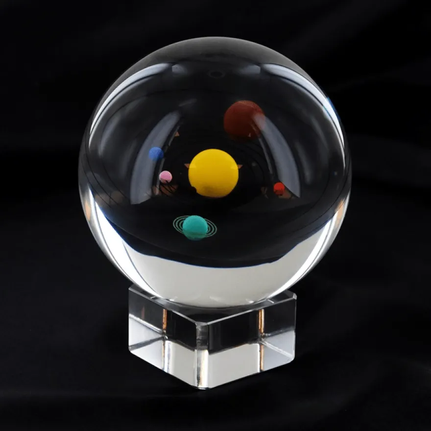 Glaskula - Solsystemet, 8 cm