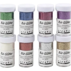 Glitter - Bas, 8 x 27 ml.