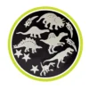 Glow - Dinosaurier + stjärnor, 12 delar