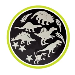Glow - Dinosaurier + stjärnor, 12 delar