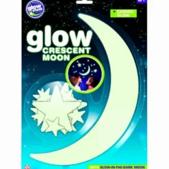 Glow - Halvmåne + stjärnor, 16 delar