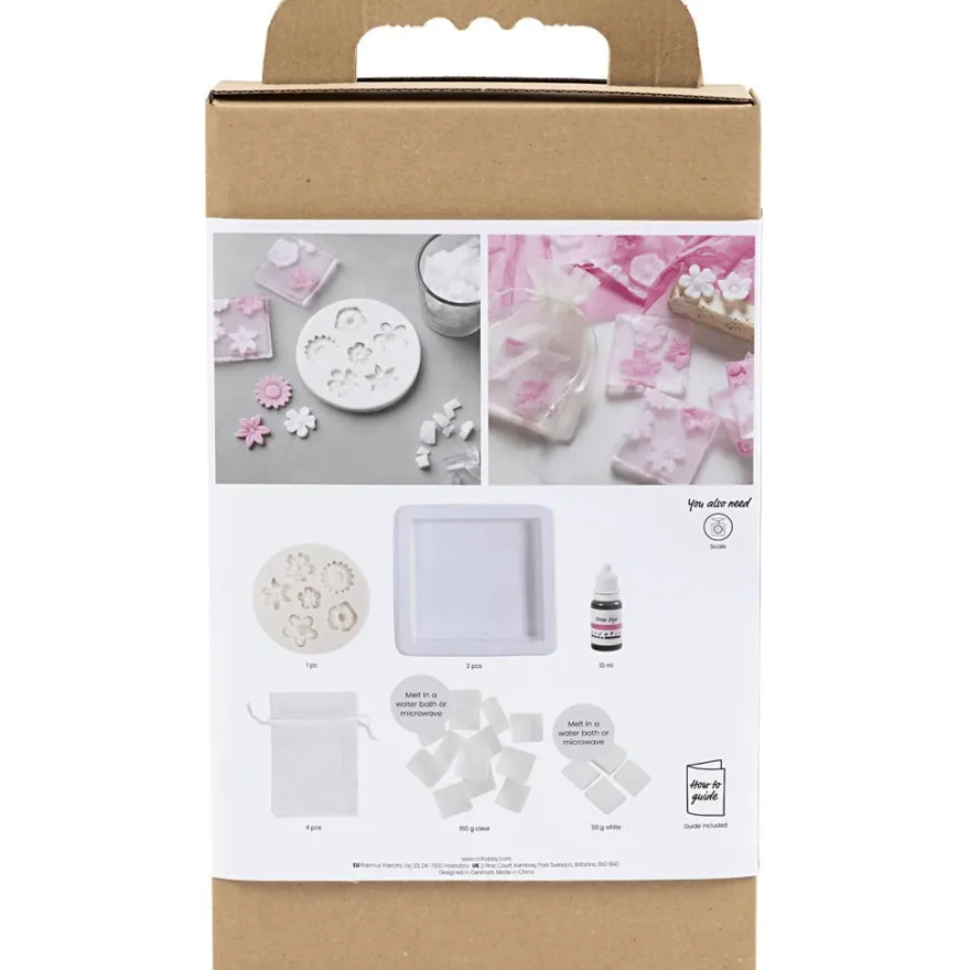 Gör din egen tvål – Blommor, 8 st.