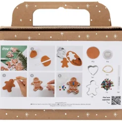 Gör julhängen - Pepparkaksfigurer, 7 st.