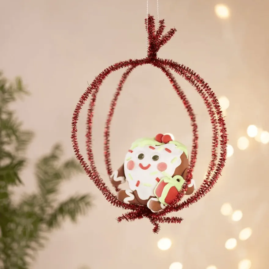 Gör julhängen - Pepparkakshjärta