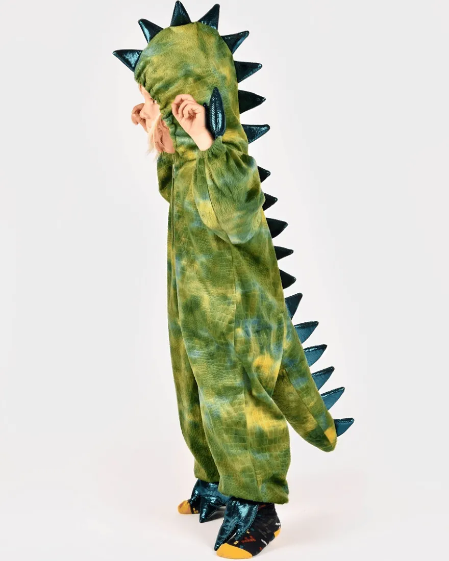 Grön dinosaurie, stl. 3-4 år