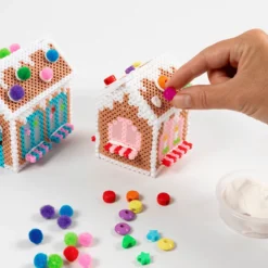 Gör pepparkakshus av pärlplattor