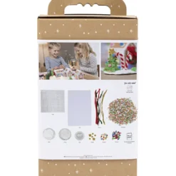 Gör pepparkakshus av pärlplattor