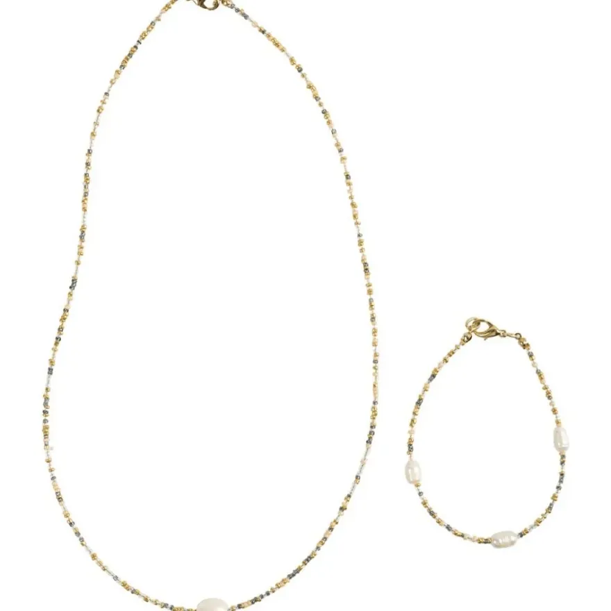 Gör smycken, mini - Pärlarmband och pärlhalsband