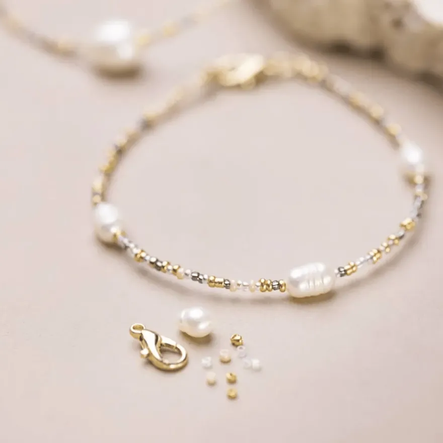 Gör smycken, mini - Pärlarmband och pärlhalsband