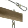Gungtillbehör - Krok med karbinhake, 160 mm