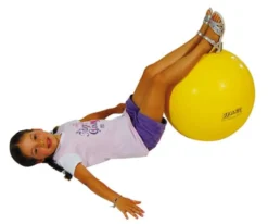 Gymnastikboll 45 cm gul