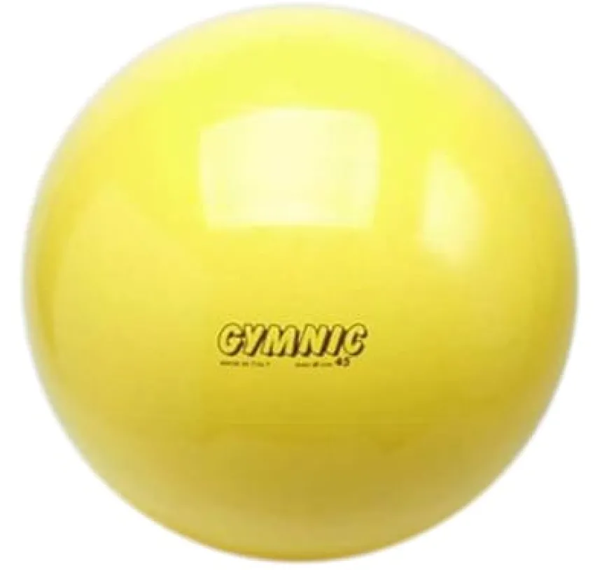 Gymnastikboll 45 cm gul
