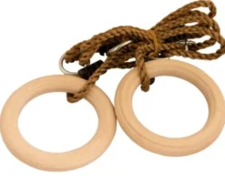 Gymnastikringar av trä - Ø15,8 cm