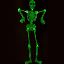 Halloween-hänge – Skelett (självlysande), 90 cm